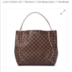 Authentic LV Caissa Hobo Damier bag